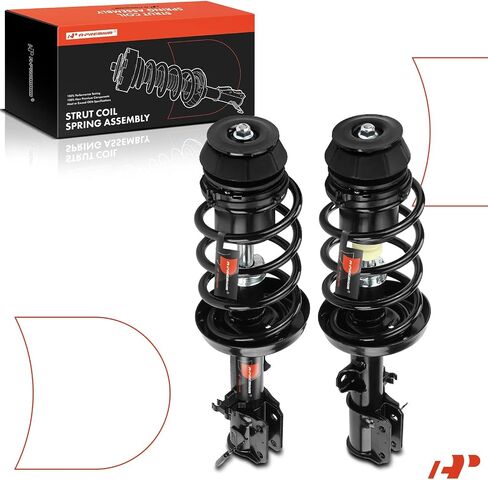 دعامة أمامية كاملة A-Premium ومجموعة زنبركية ملفوفة متوافقة مع Saturn LS/LS1/LW1 2000، L100 2001-2002، L200/LW200 2001-2003، L300 2004، مجموعة مكونة من قطعتين in Saudi Arabia