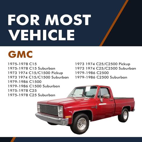 مجموعة PM Auto مكونة من 4 ممتصات صدمات أمامية وخلفية لسيارة جي إم سي C1500 RWD موديل 1979-1986 in Saudi Arabia