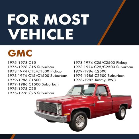 مجموعة PM Auto مكونة من 4 ممتصات صدمات أمامية وخلفية لسيارة جي إم سي C1500 RWD موديل 1979-1986 in Saudi Arabia
