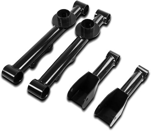 Spec-D Tuning Upper + Lower Rear Control Arms Black with Bushing Kit Compatible with 1979-2004 Ford Mustang in Saudi Arabia