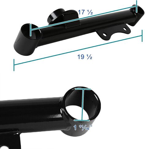 Spec-D Tuning Upper + Lower Rear Control Arms Black with Bushing Kit Compatible with 1979-2004 Ford Mustang in Saudi Arabia