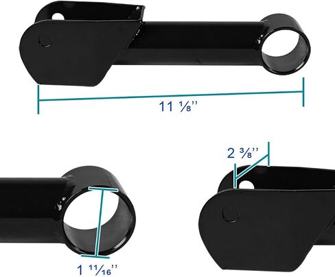 Spec-D Tuning Upper + Lower Rear Control Arms Black with Bushing Kit Compatible with 1979-2004 Ford Mustang in Saudi Arabia