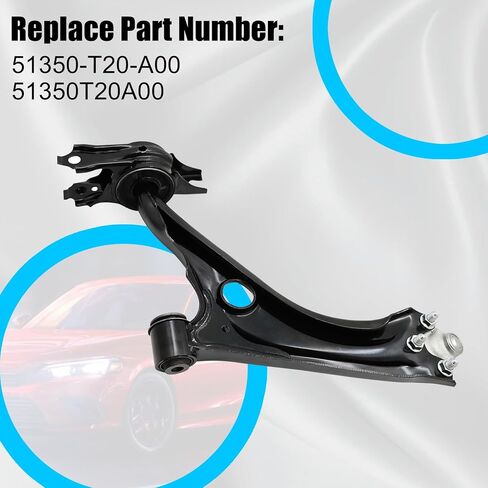 GXARTS Front Passenger Lower Control Arm 51350-T20-A00 Compatible With Honda Civic 2022-2024 in Saudi Arabia