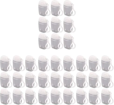 36 Pcs Flip Cap Bottle with Hook Refillable Travel Bottles Multi-function Empty Bottles Empty Hand Bottles Practical Small Bottles Leakproof Travel Bottles Keychain Hand Dispenser in Saudi Arabia