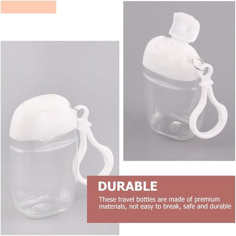 36 Pcs Flip Cap Bottle with Hook Refillable Travel Bottles Multi-function Empty Bottles Empty Hand Bottles Practical Small Bottles Leakproof Travel Bottles Keychain Hand Dispenser in Saudi Arabia