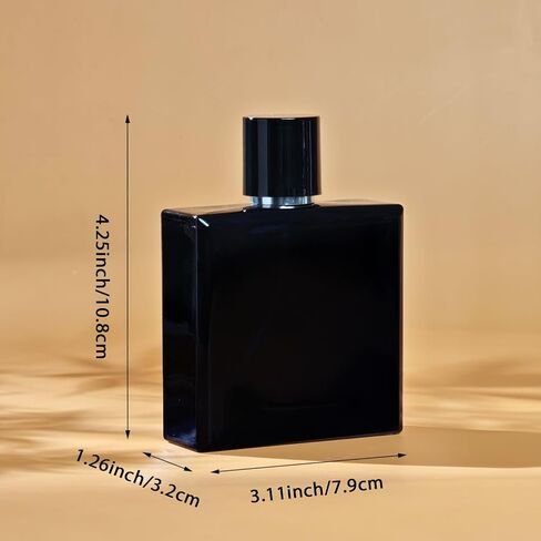 100ml/3.4 Oz Glass Spray Bottle Perfume Atomizer,Empty Refillable Perfume Spray Bottle with 3 Kinds of Dispenser (A3) in Saudi Arabia