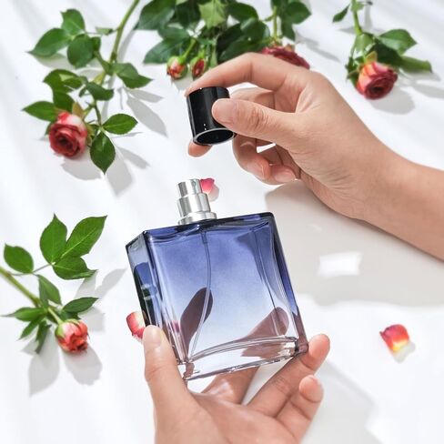 100ml/3.4 Oz Glass Spray Bottle Perfume Atomizer,Empty Refillable Perfume Spray Bottle with 3 Kinds of Dispenser (A3) in Saudi Arabia