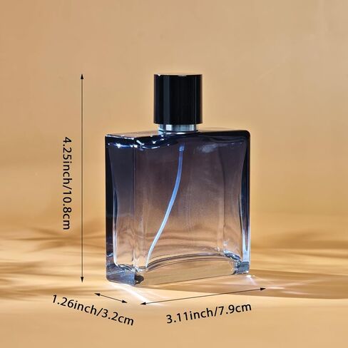 100ml/3.4 Oz Glass Spray Bottle Perfume Atomizer,Empty Refillable Perfume Spray Bottle with 3 Kinds of Dispenser (A3) in Saudi Arabia