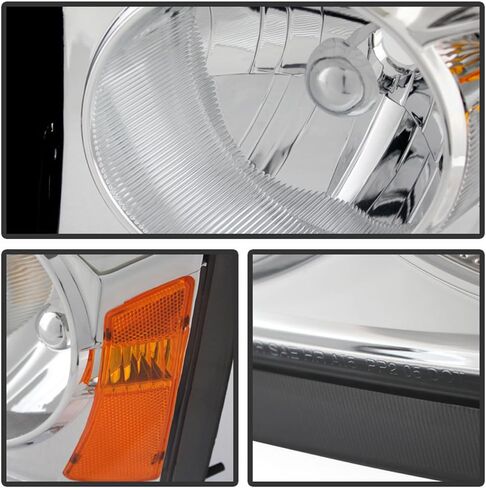 ACANII - For 2005-2007 Dodge Dakota Replacement Headlights Headlamps Pair Driver + Passenger Side 05 06 07 in Saudi Arabia