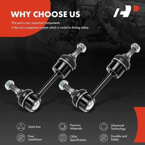 A-Premium 2 x Rear Sway Bar Links Stabilizer Bar Links, Compatible with Dodge Viper 1996-2006/2008-2010 in Saudi Arabia