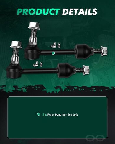 وصلة تثبيت قضيب أمامي Sway من SCITOO مناسبة لسيارات Ford F-150 4WD 2004 2005 Pack of 2 in Saudi Arabia