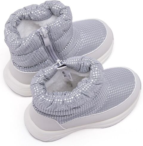 BMCiTYBM Toddler Boy Girl Snow Boots Waterproof Winter Warm Boots Nonslip Lightweight Outdoor Walking Shoes for Cold Weatehr in Kuwait