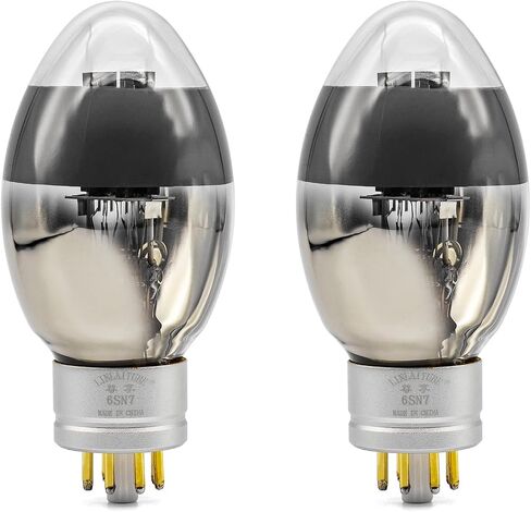 LINLAI 6SN7 زوج واحد من أنبوب فراغ مطابق مجاني لمضخم الصوت Hifi (E-6SN7) in Saudi Arabia