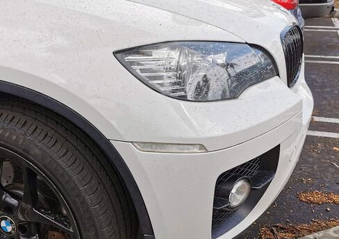 iJDMTOY Euro Smoked Lens Front Bumper Side Marker عاكس المصابيح المتوافقة مع 2008-2014 BMW E71 X6، 2010-2013 BMW E70 X5M، استبدل مصابيح OEM العنبر Sidemarker in Saudi Arabia