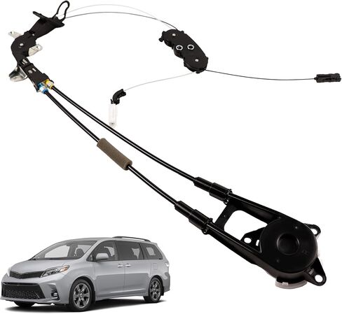85015-08011 Passenger Right Side Door Motor Bracket Cable Sub-Assy Compatible with 2011-2020 Toyota Sienna RHD Sliding Door Cable Replaces 85016-08010 in Saudi Arabia