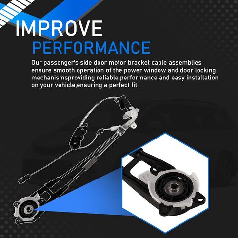 85015-08011 Passenger Right Side Door Motor Bracket Cable Sub-Assy Compatible with 2011-2020 Toyota Sienna RHD Sliding Door Cable Replaces 85016-08010 in Saudi Arabia