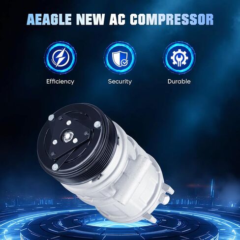 Air Conditioner AC Compressor with Clutch for Lincoln MKX 3.5 3.5L 2007 2008 2009 2010, for Ford Edge 3.5L 2007-2010 07 08 09 10 in Saudi Arabia