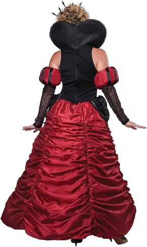 California Costumes Women's Dark Queen Of Hearts - Adult Costume Adult Costume, -Wine/black, Small in Saudi Arabia