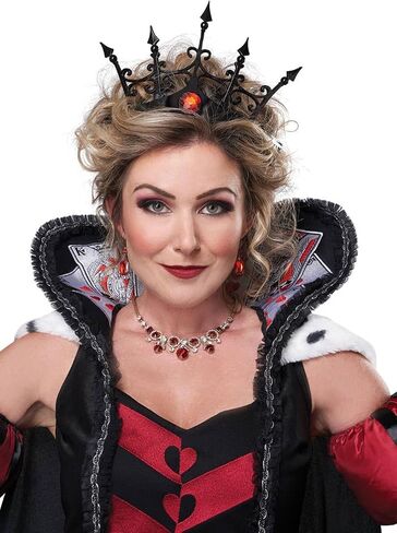 California Costumes Women's Dark Queen Of Hearts - Adult Costume Adult Costume, -Wine/black, Small in Saudi Arabia