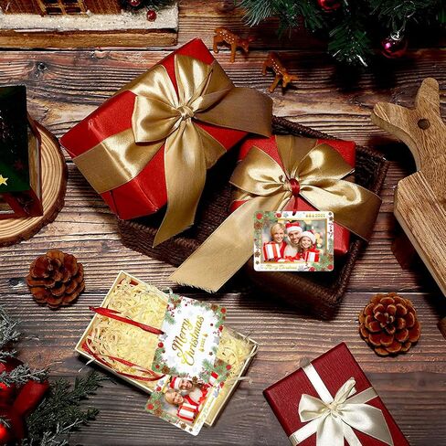 Picture Frame Christmas Ornament 2024,Family Christmas Ornaments Photo Frame Ornaments for Christmas Tree Decoration Personalized Holiday Picture Frame Xmas Present Gifts for Family Friends in Kuwait