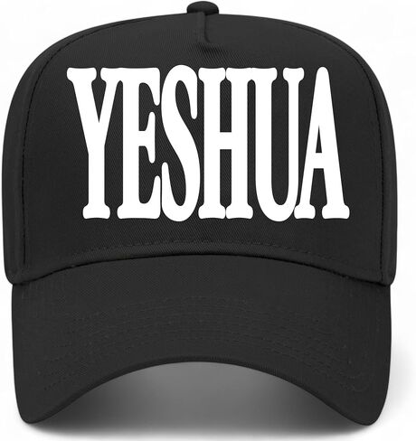 Yeshua Serif Vintage Trucker Hat | Premium Adjustable Christian Snapback Baseball Hat for Men & Women in Saudi Arabia
