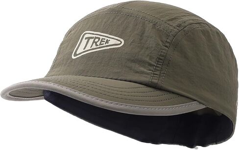 Men's 5 Panel Hats Summer Short Brim Baseball Cap Quick Drying Sports Caps Umpire Hats Hip Hop Cadet Cap Snapback Hat in Kuwait