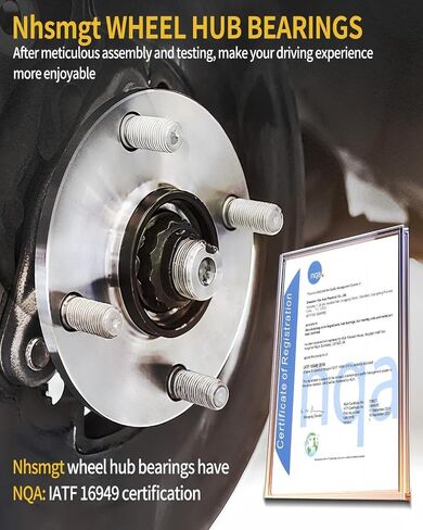 515113 Front Wheel Bearing Hub Assembly Compatible with 2006-2009 Ram 1500 5 Lug with ABS fit for 2006 2007 2008 Ram 1500 with 4-Wheel ABS in Saudi Arabia