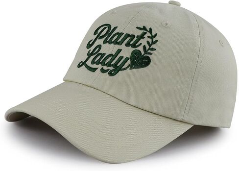 Plant Lady Hats for Women, Adjustable Embroidered Gardening Baseball Cap in Saudi Arabia