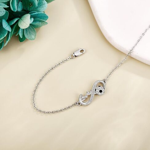 AA Sobriety Bracelet Sterling Silver Alcoholics Anonymous Sober Recovery Jewelry for Women in Kuwait