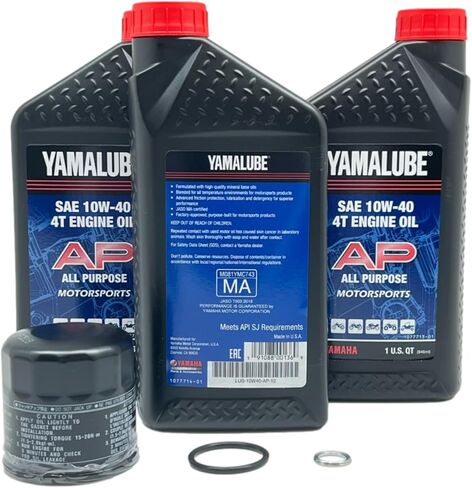 Yamaha Original OEM Yamalube Rhino/Viking 4WD LUB-SXSCG-KT-00 Side by Side All Purpose Oil Change Kit W/Yamaha OEM Filter Part# 5GH-13440-80-00 Supercedes Part #5GH-13440-61-00 in Saudi Arabia
