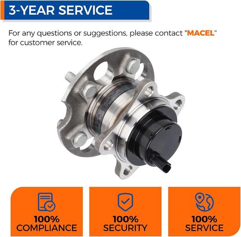PAROD 512282 512283 Rear FWD Wheel Bearing and Hub Assembly Compatible with Lexus RX330 2004-2006, RX350 2007-2009, RX400h 2006-2008, For Toyota Highlander 2004-2007 in Saudi Arabia