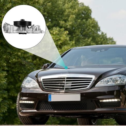 AW6142 Water Pump Kit With Gasket 2722000901 (For V6 3.0L 3.5L) Fit For Mercedes Benz 06-07 C230 C280 /08-12 C300 GLK350 /06-11 C350 E350 ML350 R350 /06-09 CLK350 SLK280 /09-11 SLK300 in Saudi Arabia