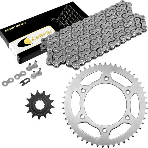 Caltric Drive Chain & Sprockets Compatible with Honda Compatible with Honda CRF450L 2019-2020 23801-MKE-A50 41201-MEY-000 in Saudi Arabia