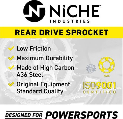 NICHE 525 Pitch 44 Tooth Rear Drive Sprocket for Suzuki SV650 SV650S SV650A 1990-1992 Suzuki GSXR400 in Saudi Arabia