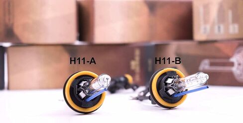 مصابيح موريموتو XB HID، زوج من مصابيح زينون H11B / H9 / H8 5000k، موصلات AMP، مصابيح تفريغ عالية الكثافة، التوصيل والتشغيل العالمي لسهولة التركيب (1x MM.N.029) in Kuwait