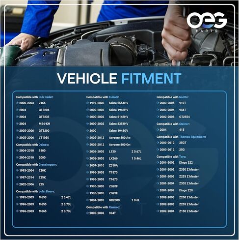 OEG Parts New Starter Compatible with John Deere G100 G1120 L130 LX266 2002-2005 AM132702 MIA11473 SDR0291 41012182 41012182R 41012414 in Saudi Arabia