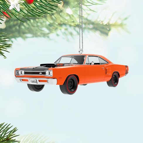 Hallmark Keepsake Christmas Ornament 2025, Classic American Cars 1969 Dodge Super Bee Six Pack 2025, Metal, Gifts for Car Collectors in Saudi Arabia