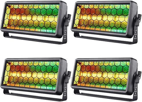 شريط إضاءة للمسرح، 288 RGB LED لإضاءة الجدار، مصباح حفلات 4 في 1 مع تأثير ستروب DMX512 in Saudi Arabia