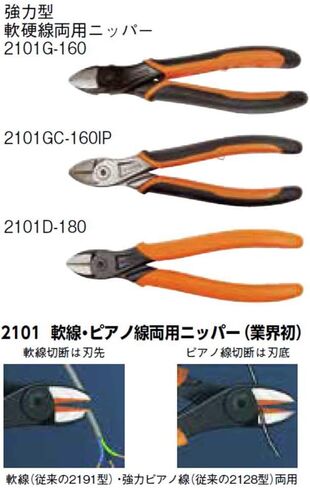 Bahco 2101G-160 Ergo Diagonal Cutting Pliers, 6 1/4-Inch in Kuwait