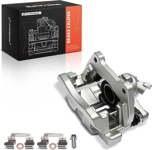 A-Premium Disc Brake Caliper Assembly with Bracket Compatible with Land Rover LR3 2005-2009, Range Rover Sport 2006-2009, LR4 2010-2016 - Rear Right Passenger Side in Saudi Arabia