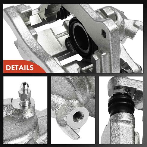 A-Premium Disc Brake Caliper Assembly with Bracket Compatible with Land Rover LR3 2005-2009, Range Rover Sport 2006-2009, LR4 2010-2016 - Rear Right Passenger Side in Saudi Arabia