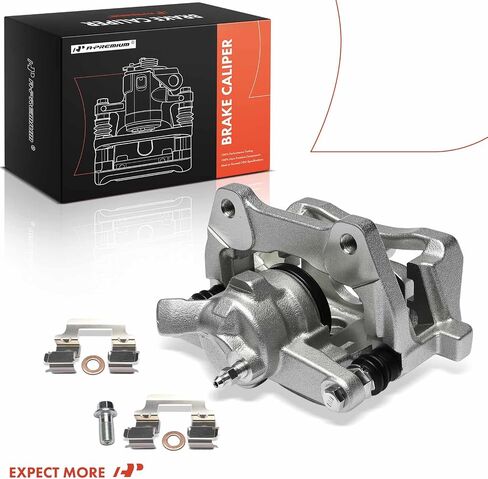 A-Premium Disc Brake Caliper Assembly with Bracket Compatible with Land Rover LR3 2005-2009, Range Rover Sport 2006-2009, LR4 2010-2016 - Rear Right Passenger Side in Saudi Arabia