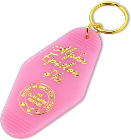 Sorority Shop Alpha Epsilon Phi Vintage Motel Keychain in Saudi Arabia