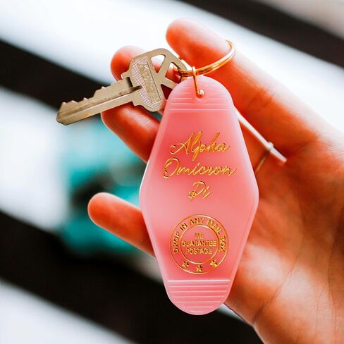 Sorority Shop Alpha Epsilon Phi Vintage Motel Keychain in Saudi Arabia