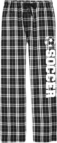 Soccer Team District Plaid Flannel Pajama Pants Spirit Wear in Saudi Arabia