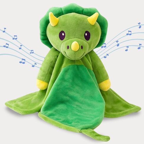 Musical Baby Lovey - White Noise & Lullaby Plush - Calms Fussy Babies, Reduces Night Wakeups & Helps Toddlers Sleep Longer – Proven Sleep Aid for Parents - BPA-Free, Machine Washable, Newborn Gift in Saudi Arabia
