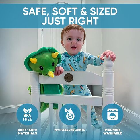 Musical Baby Lovey - White Noise & Lullaby Plush - Calms Fussy Babies, Reduces Night Wakeups & Helps Toddlers Sleep Longer – Proven Sleep Aid for Parents - BPA-Free, Machine Washable, Newborn Gift in Saudi Arabia