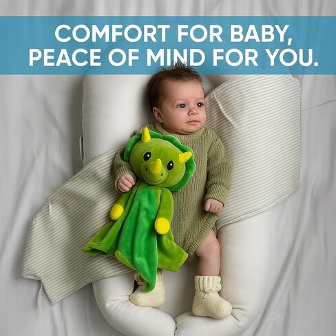 Musical Baby Lovey - White Noise & Lullaby Plush - Calms Fussy Babies, Reduces Night Wakeups & Helps Toddlers Sleep Longer – Proven Sleep Aid for Parents - BPA-Free, Machine Washable, Newborn Gift in Saudi Arabia