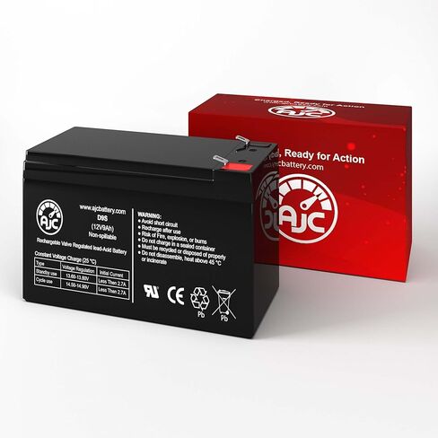 بطارية AJC متوافقة مع بطارية السكوتر الكهربائية Razor Pocket Mod Sweet Pea 12V 9Ah in Saudi Arabia