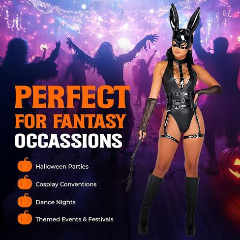 Roma Costume Womens Roma's 5pc Dominatrix Bunny Costume in Kuwait
